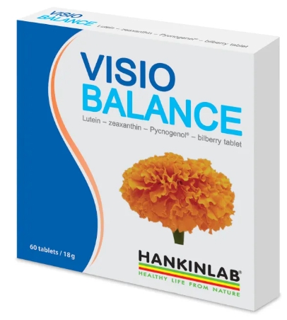Visio balance Hankinlab ดอกดาวเรืองชนิดเม็ด 60เม็ด